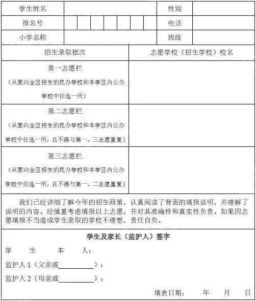 bsport体育入口:bsport体育登录:小升初临近招生安排及往年志愿表来啦！(图4)